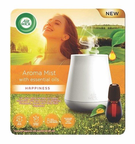 Air Wick Aroma vaporizér oils20ml Happin Air Wick Aroma vaporizér oils20ml Happin - Drogerie Osvěžovače a svíčky Bateriové